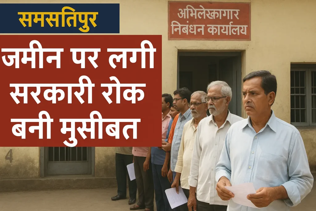 बिहार में 84 हजार से अधिक जमीन रोक सूची में